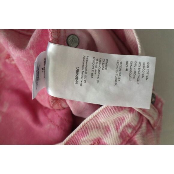 We The Free x Free People OB1160849 Womens Sz 27 Pink Acid Wash Maggie Jeans - Picture 4 of 11